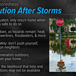 Use Caution After Storms