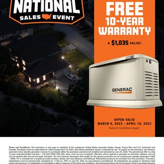 Generac National Sales Event