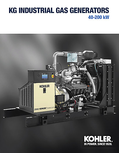 South Shore Generator - KOHLER KG Series Gas Generators