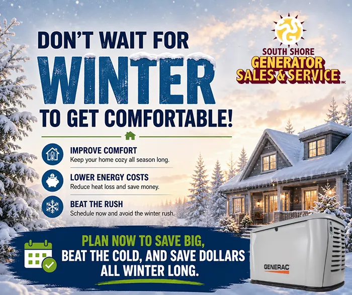 South Shore Generator - Why Generac Home Generators Are a Smart Winter Upgrade for Massachusetts and Rhode Island Homes