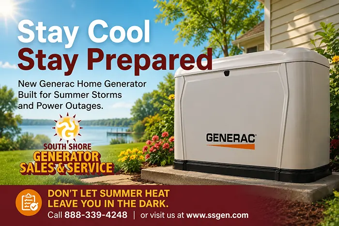 South Shore
Generator Sales & Service - Benefits of Home Generators During Summer in MA